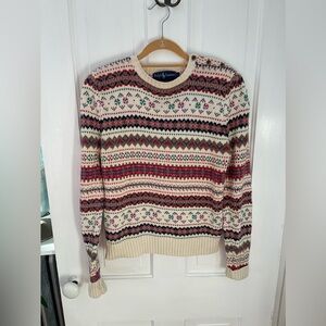 Vintage Ralph Lauren fair isle sweater size large